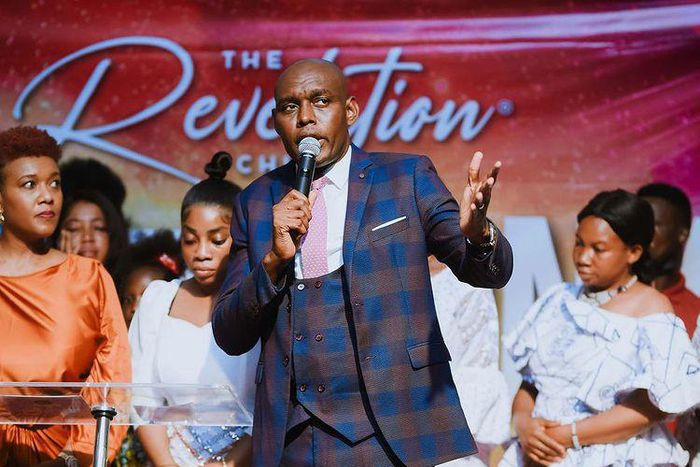 Gabby Ibe  and Moesha Boduong at church