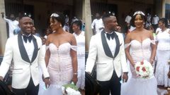Joseph Esso: See colourful photos as Ghana striker marries longtime girlfriend