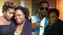 Late Lilian Blankson photographed with rapper Sarkodie and actress Lydia Forson