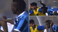 Mario Balotello goes berserk after being substituted