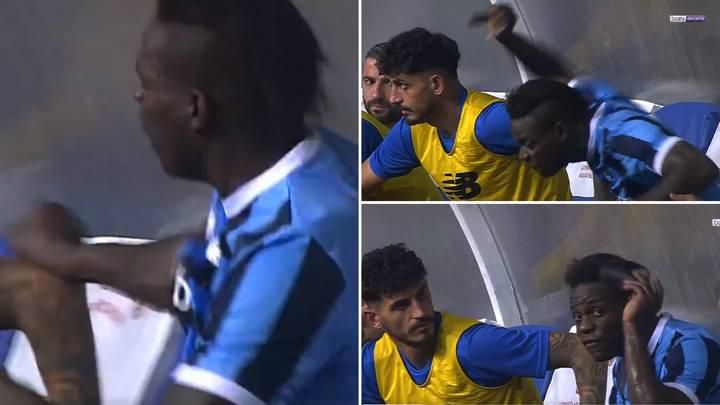 Mario Balotello goes berserk after being substituted