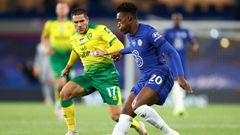 Aston Villa manager Dean Smith says the arrival of Argentine Emiliano Buendia from Norwich (yellow shirt) is an indication of the club's ambition in spite of the departure of Jack Grealish