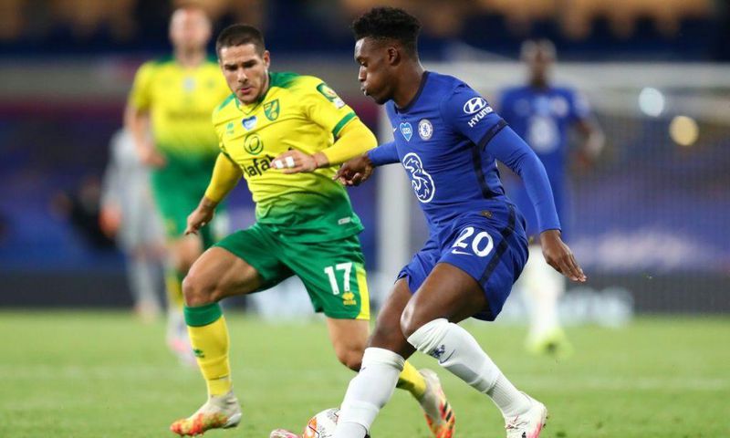 Aston Villa manager Dean Smith says the arrival of Argentine Emiliano Buendia from Norwich (yellow shirt) is an indication of the club's ambition in spite of the departure of Jack Grealish