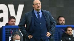 Everton manager Rafael Benitez is under pressure after a 4-1 thrashing by Liverpool
