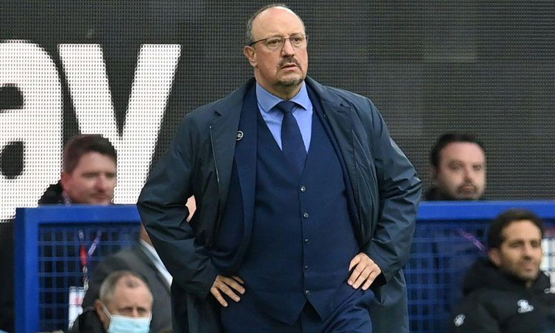 Everton manager Rafael Benitez is under pressure after a 4-1 thrashing by Liverpool