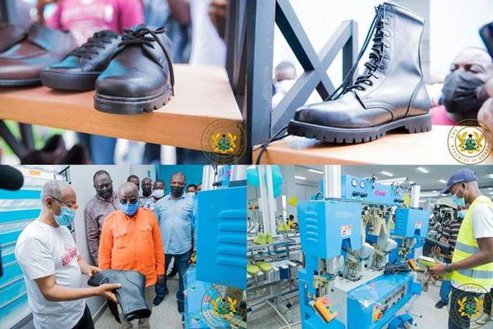 Shoe manufacturing factory
