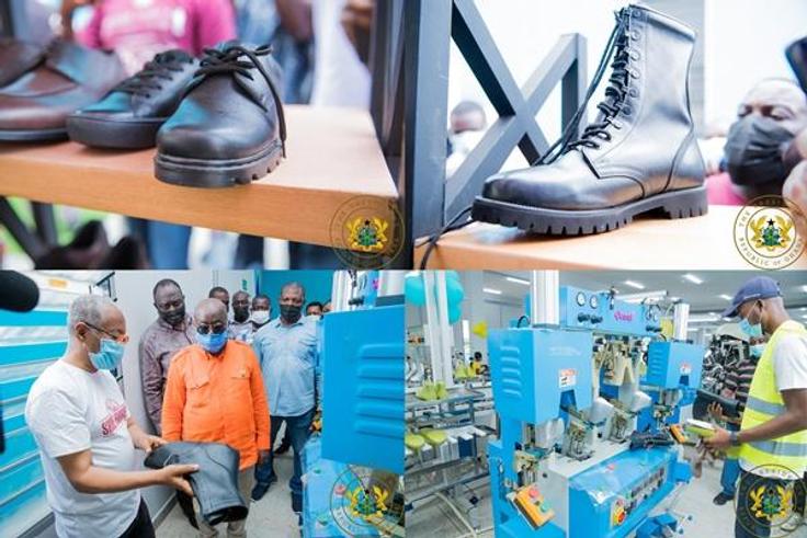 Shoe manufacturing factory