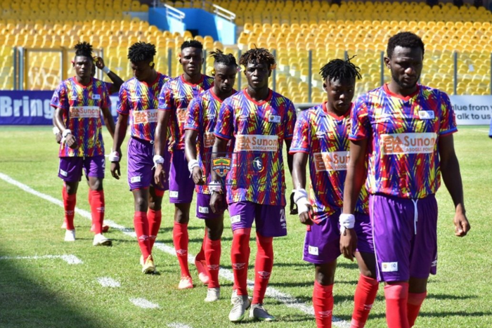 Gladson Awako’s debut stunner gives Hearts of Oak first league win of the season