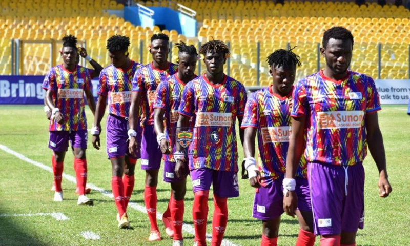 Gladson Awako’s debut stunner gives Hearts of Oak first league win of the season
