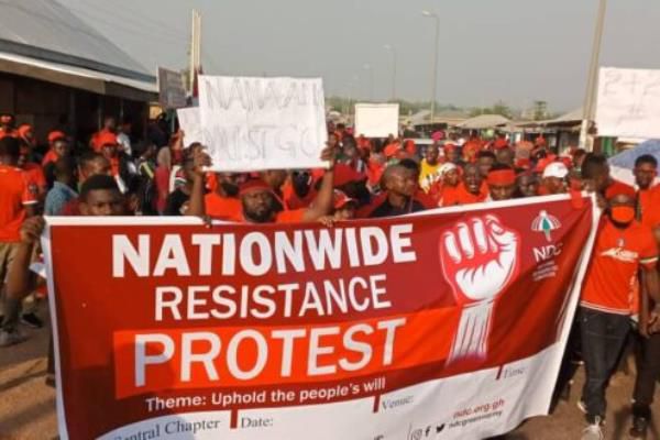 NDC youth protest