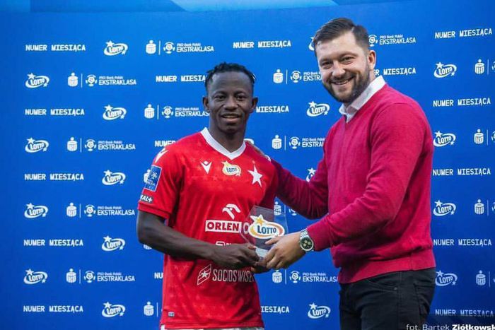 Yaw Yeboah’s Maradona-esque strike wins goal of the month award in Polish league