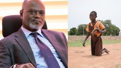 Dr. Kofi Amoah donates Ghs25,000 to help primary one girl who crawls 1.5 km to school