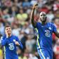 Dream debut: Romelu Lukaku (right) scored on his second Chelsea debut in a 2-0 win at Arsenal