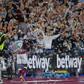 West Ham United manager David Moyes was unimpressed by Michail Antonio waltzing with a cardboard cut-out of himself after he became the club's record goalscorer in the Premier League