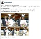 Man celebrates as his 99-year-old father weds 86-year-old mother: "Newest couples in the world"