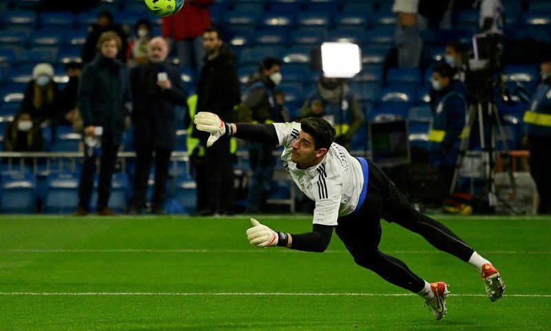Belgian goalkeeper Thibaut Courtois is among a group of Real Madrid players who have contracted Covid.