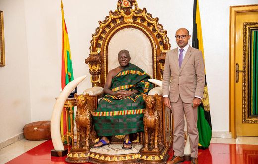EU Ambassador with Otumfuo