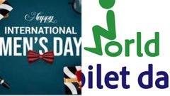 Today marks International Men's Day but it's overshadowed by World Toilet Day