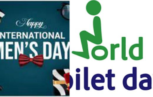 Today marks International Men's Day but it's overshadowed by World Toilet Day