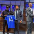 Kuami Eugene receives signed jerseys from Amartey and Iheanacho after visiting Leicester City