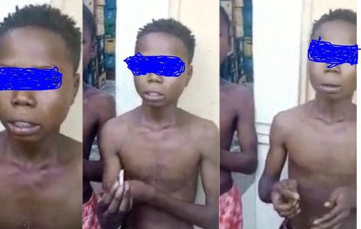 13-year-old orphan-turned robber says he started smoking because of too much thinking (video)