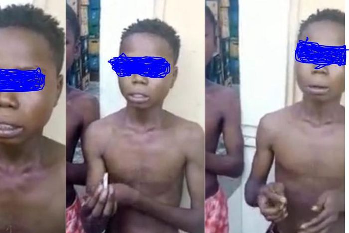 13-year-old orphan-turned robber says he started smoking because of too much thinking (video)