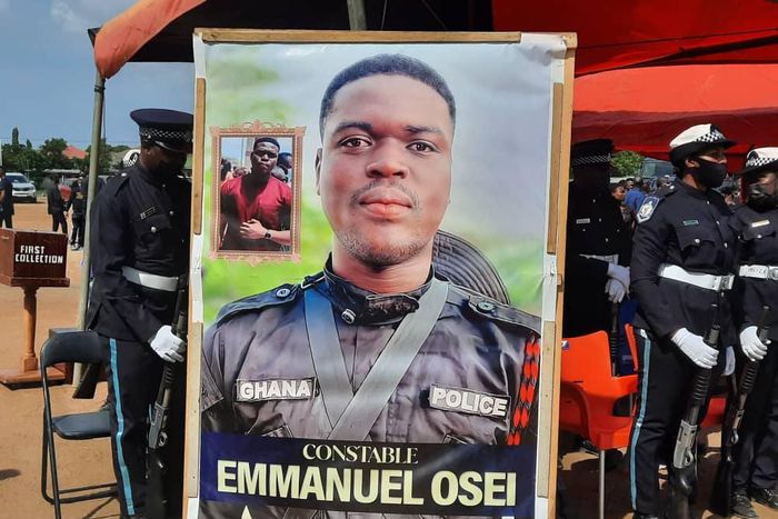Slain police officer, Emmanuel Osei goes home today