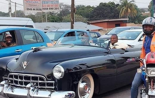 Netizens drool over Hassan Ayariga’s vintage car as he cruises around town