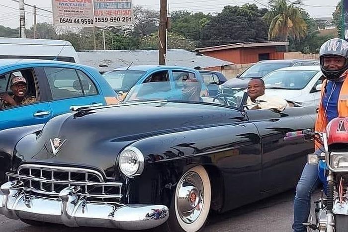 Netizens drool over Hassan Ayariga’s vintage car as he cruises around town