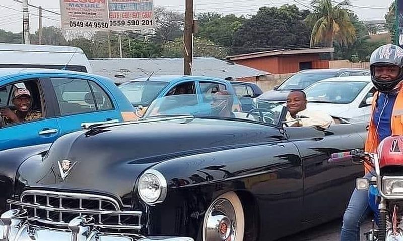 Netizens drool over Hassan Ayariga’s vintage car as he cruises around town