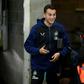 Newcastle's Javier Manquillo (L) has his Covid status checked