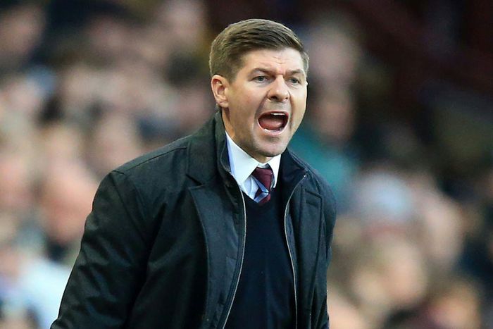 Aston Villa manager Steven Gerrard