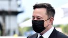 Elon Musk wears a protective mask as he arrives to attend a meeting with the leadership of the conservative CDU/CSU parliamentary group, in Berlin, Germany September 2, 2020.