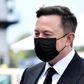 Elon Musk wears a protective mask as he arrives to attend a meeting with the leadership of the conservative CDU/CSU parliamentary group, in Berlin, Germany September 2, 2020.
