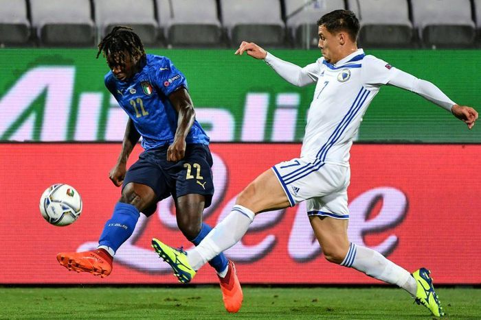 Kean has scored twice for Italy in nine appearances