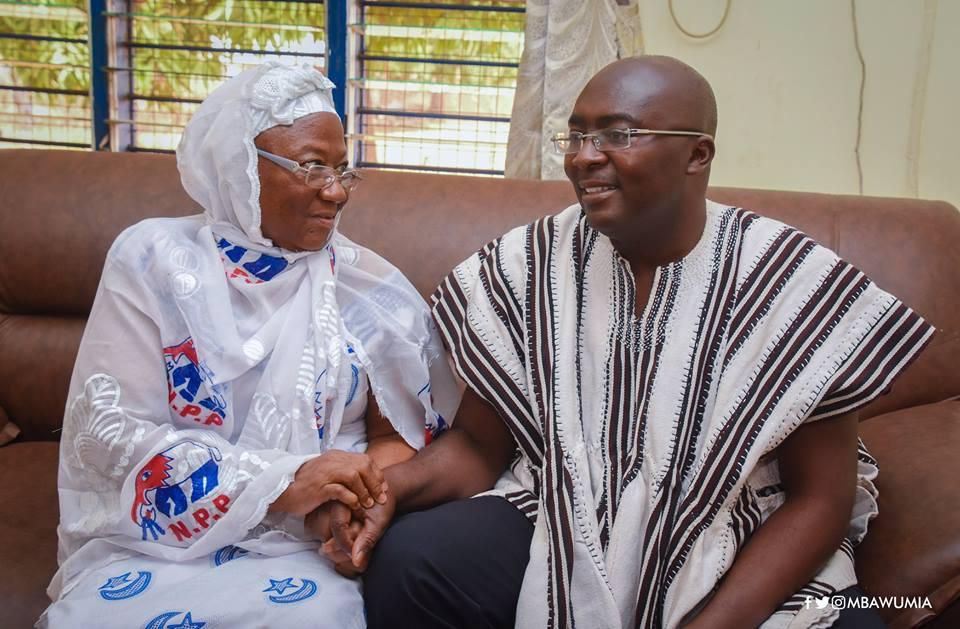 Dr Bawumia and the late Hajia Bawumia