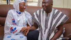 Dr Bawumia and the late Hajia Bawumia