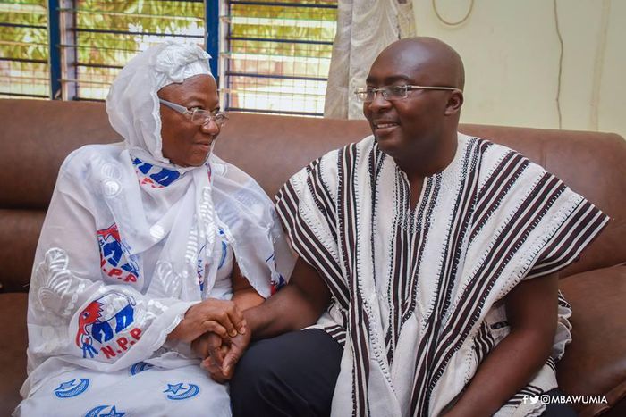 Dr Bawumia and the late Hajia Bawumia