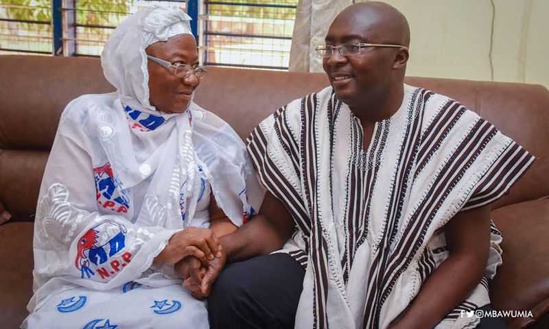 Dr Bawumia and the late Hajia Bawumia