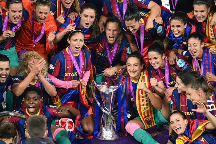 Barcelona won the UEFA Women's Champions League for the first time last season