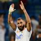 Karim Benzema scored a hat-trick as Real Madrid beat Celta Vigo on their return to the Santiago Bernabeu