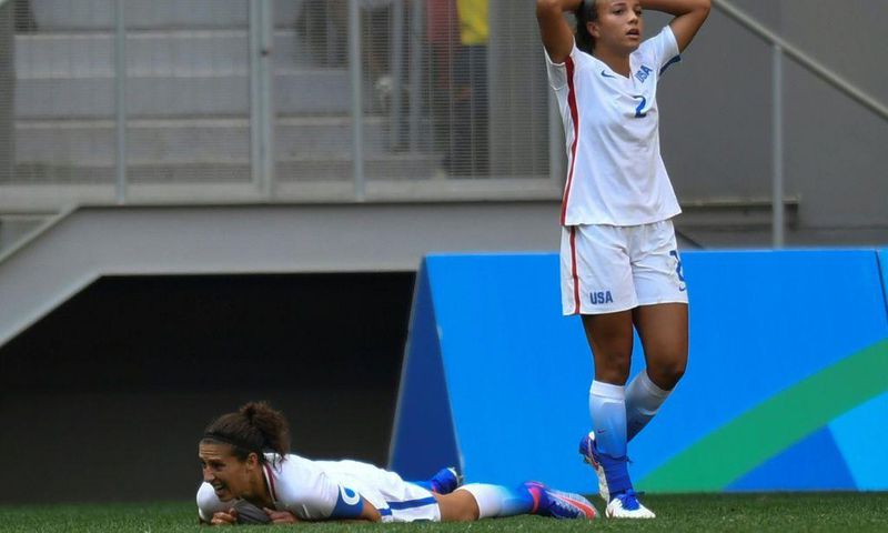 The US women's were left shellshocked after an exit to Sweden at the 2016 Olympics