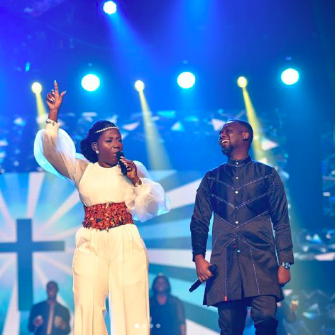 Diana Hamilton (left) won Best Gospel Song of the Year