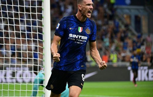 Edin Dzeko Scored on his debut for Inter Milan