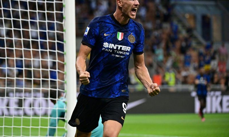 Edin Dzeko Scored on his debut for Inter Milan
