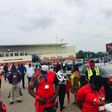 Agitated workers of Ghana Airport Company