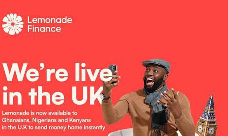 With Lemonade Finance, Ghanaians in the U.K can send money home for free