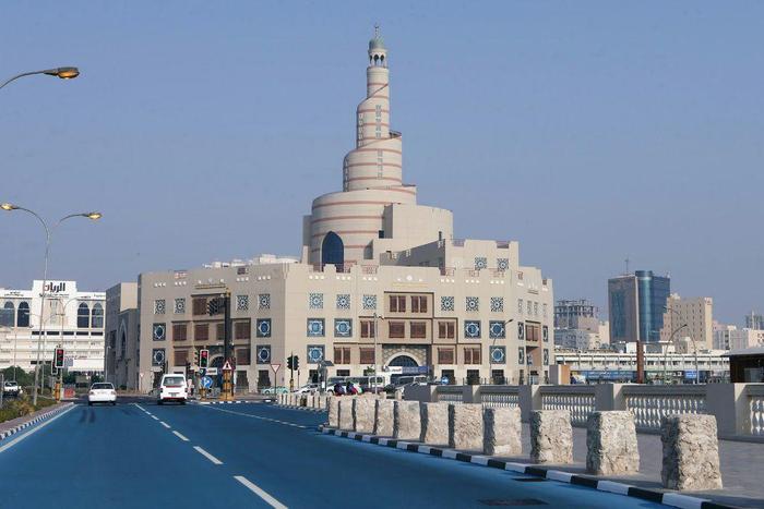 Roads are being prepared in Qatar's capital Doha for an influx of visitors to the World Cup next year