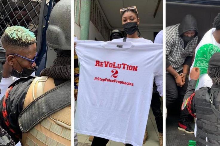 All the photos from Shatta Wale, Medikal court hearing today