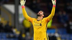 Liverpool goalkeeper Alisson Becker